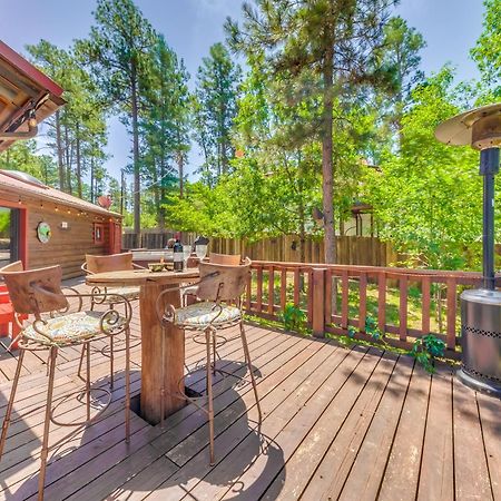 Unique Bear Country Cabin In Ruidoso With Hot Tub! Bagian luar foto